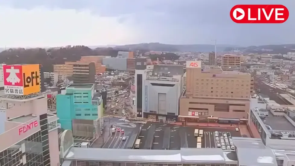 Akita Station Square, Japan Live Cam