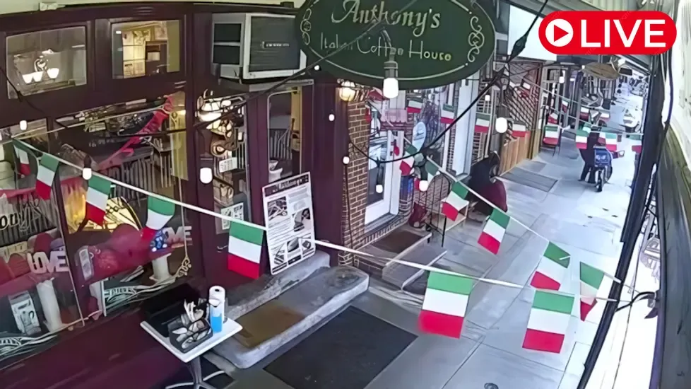 Веб-камера Итальянская кофейня Энтони, Пенсильвания