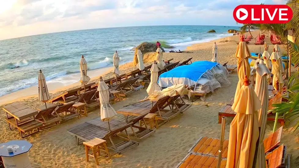 Baobab restaurant, Lamai Beach, Koh Samui Live Cam
