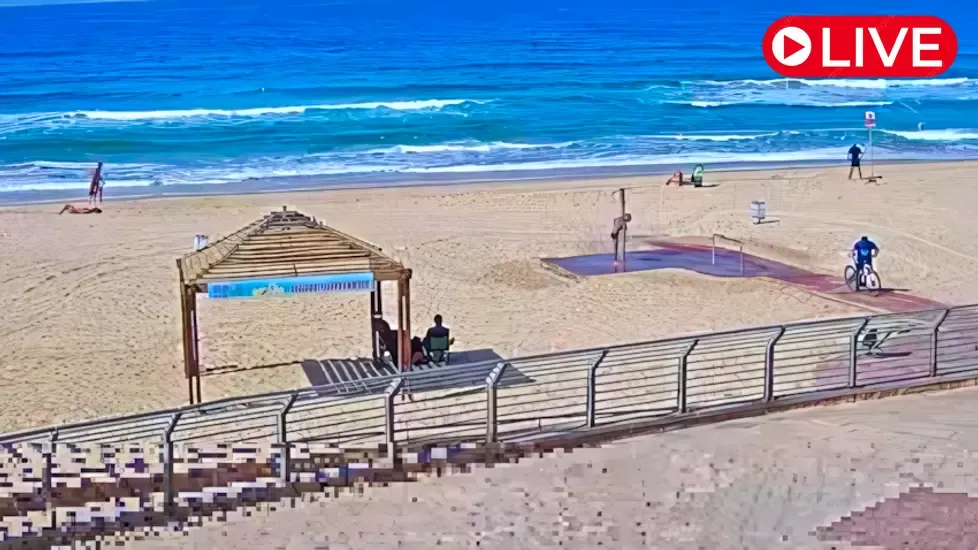 Beach shimshon Sheva, Israel Live Cam