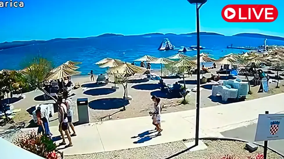 Brodarica beach, Croatia Live Cam