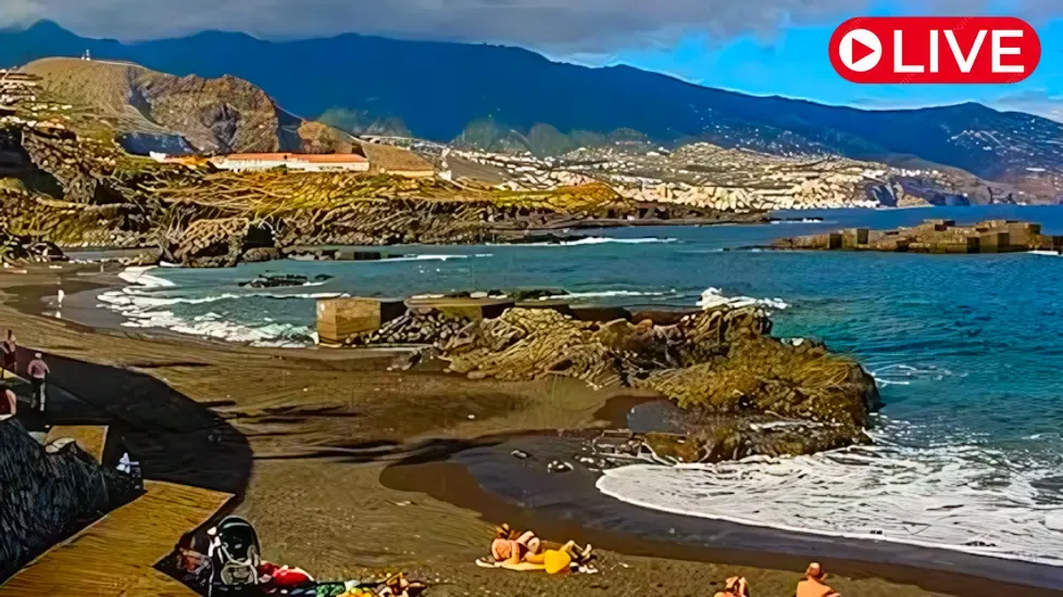 Cancajos Beach, La Palma Live Cam