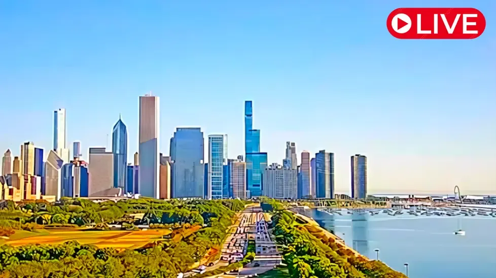 Chicago Skyline, Illinois Live Cam
