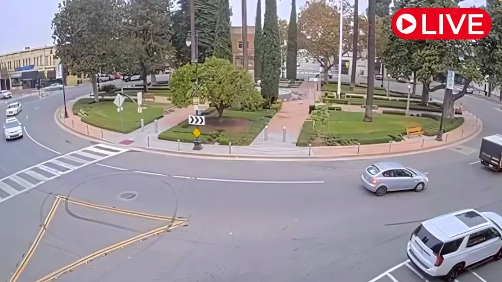 City of Orange Plaza, California Live Cam