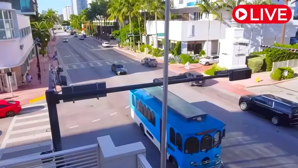 Collins Ave, South Beach Live Cam