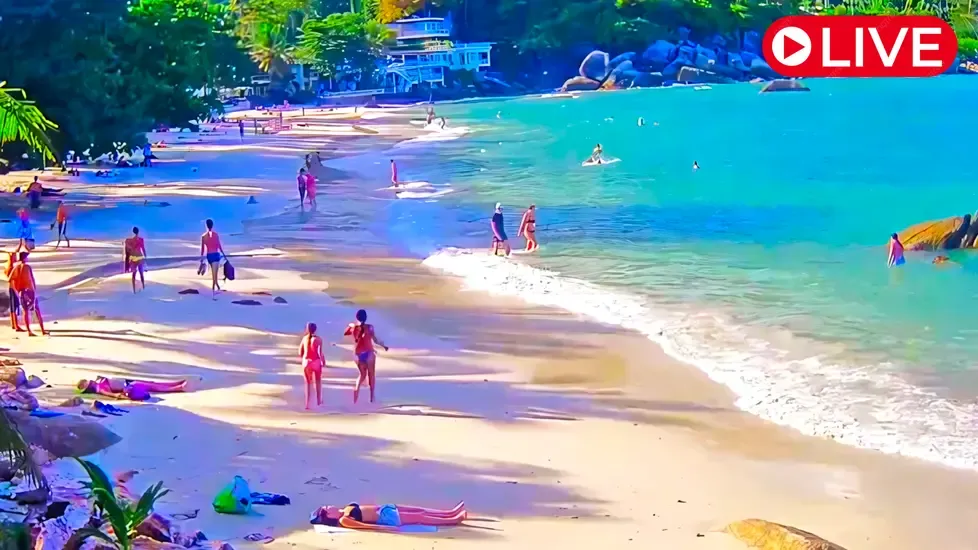Crystal Bay Yacht Club Beach, Koh Samui Live Cam