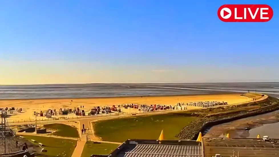 Esens-Bensersiel Beach, Germany Live Cam