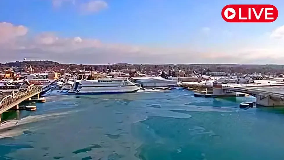 Historic Sturgeon Bay Bridge, Wisconsin Live Cam