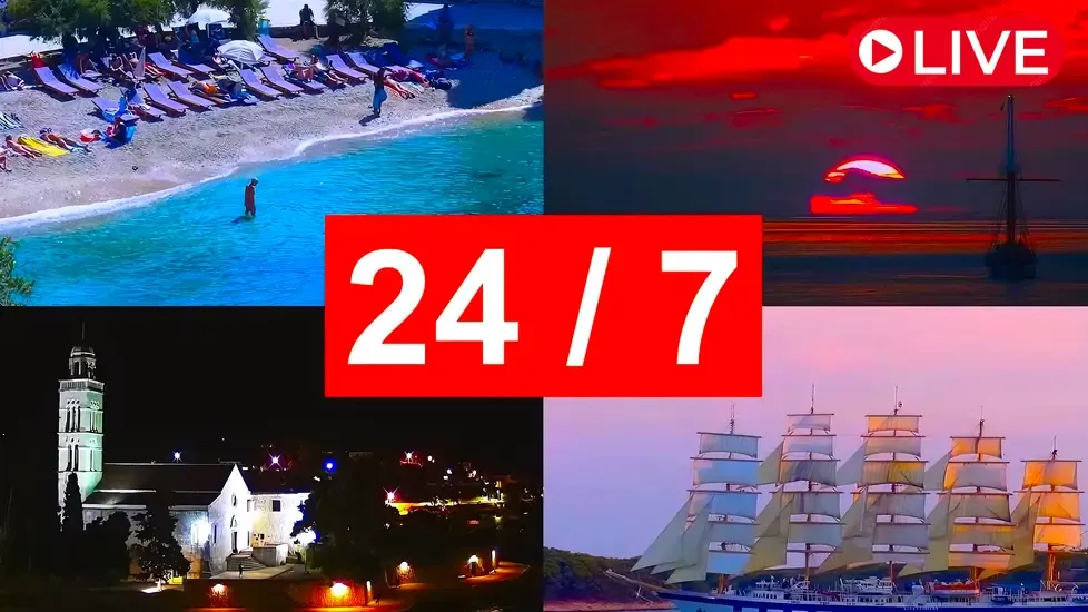 Веб-камера Хвар, Хорватия в реальном времени