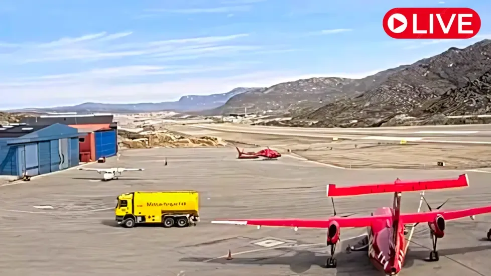 Ilulissat Airport North, Greenland Live Cam