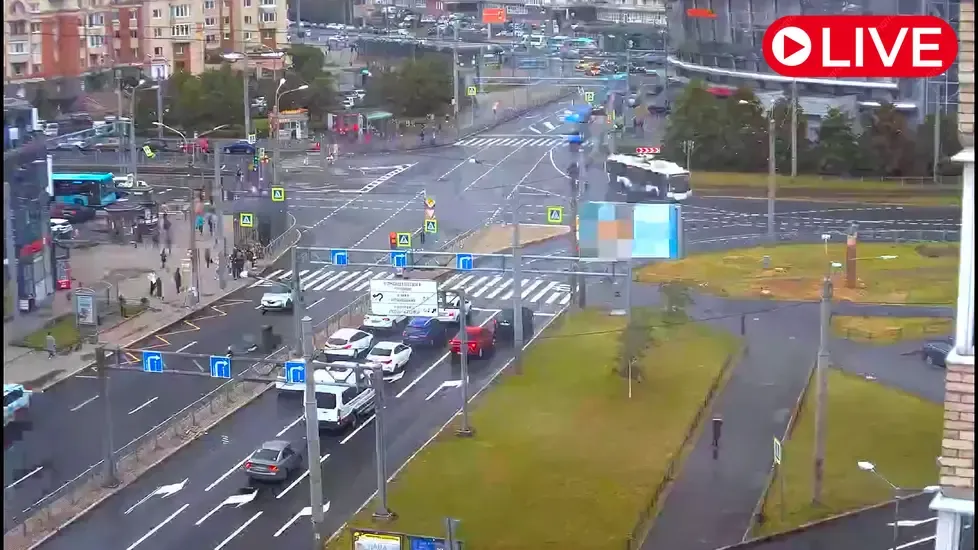 Komendantskaya Square, St. Petersburg Live Cam
