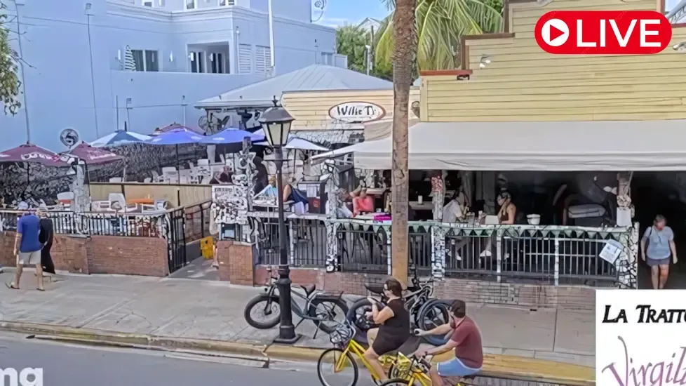 Live Webcam La Trattoria Duval St, Key West