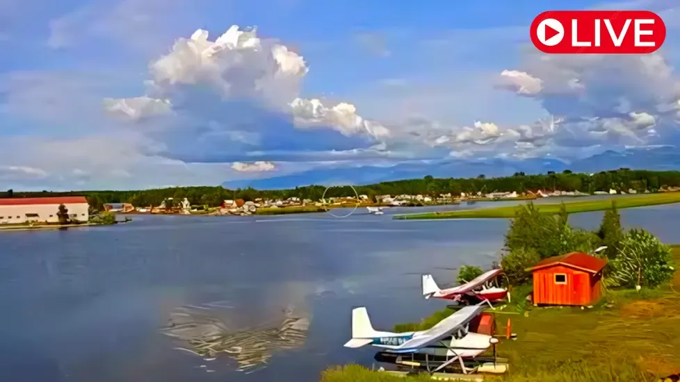 Lake Hood Seaplane Base Live Cam