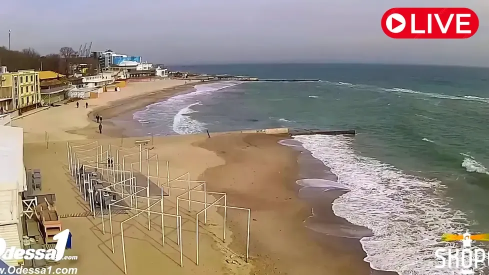 Langeron beach, Odessa Live Cam