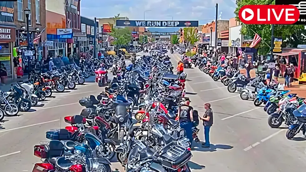 Lazelle Street Sturgis, South Dakota Live Cam