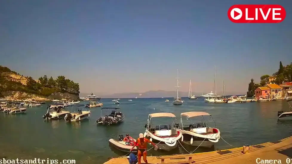 Loggos Harbour, Paxos Live Cam