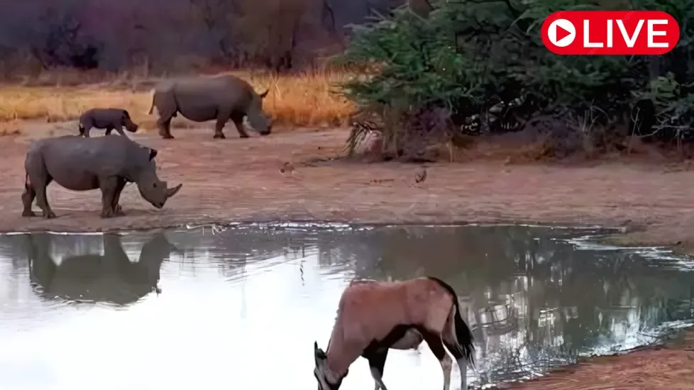 Mabula Gnu Pan, South Africa Live Cam