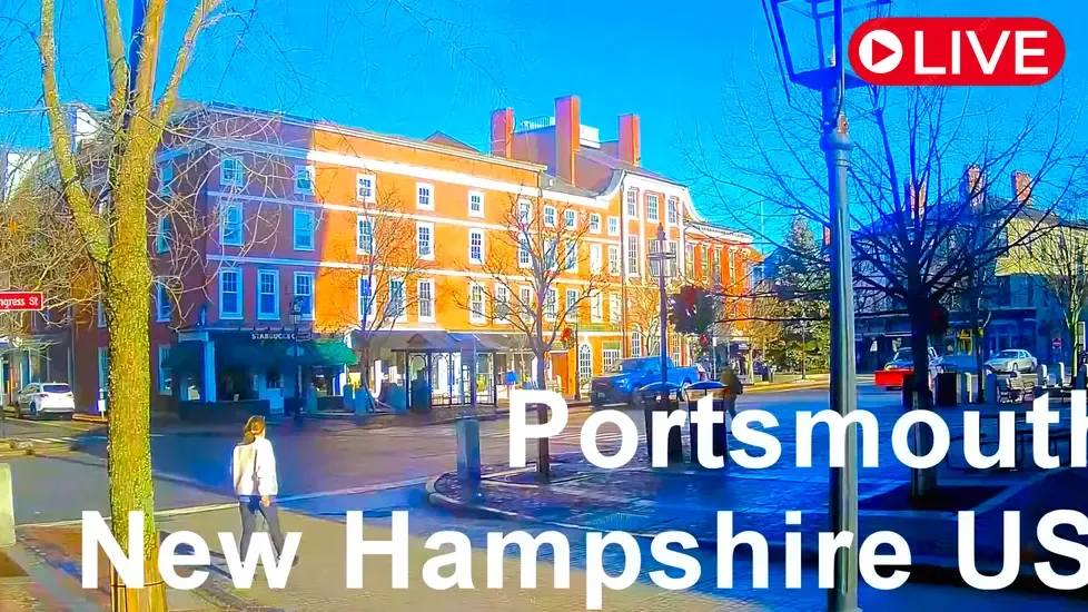 Market Square, Portsmouth, New Hampshire Live Cam