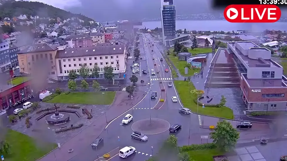 Narvik City Centre, Nordland Live Cam