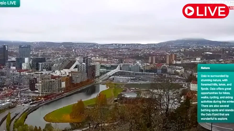 Oslo Skyline, Norway Live Cam