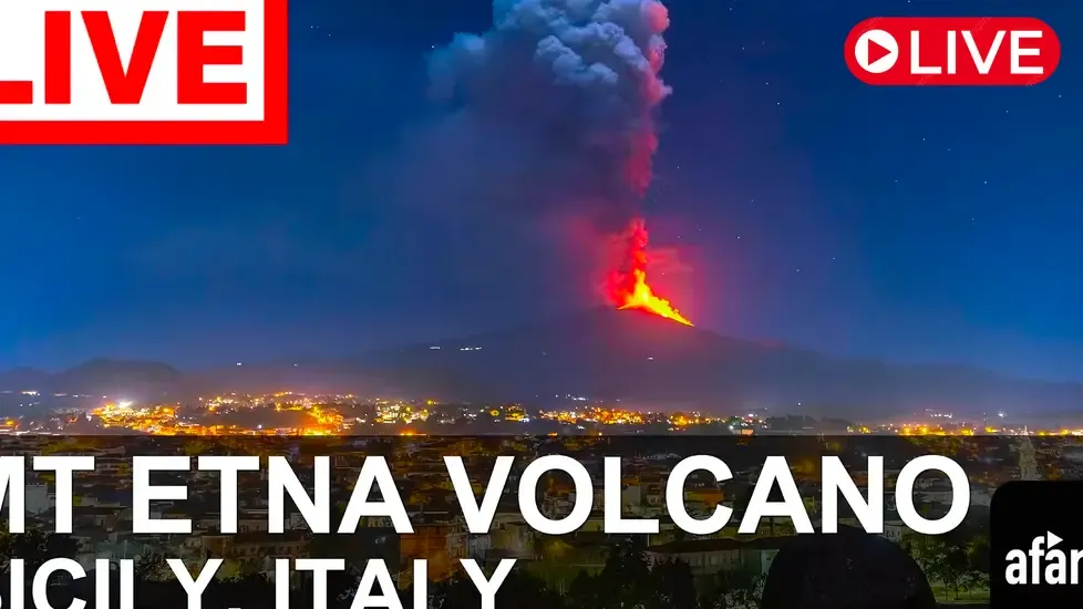 Panoramica Etna ovest Live Cam