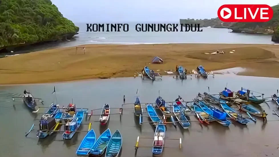 Pantai Baron Beach, Indonesia Live Cam