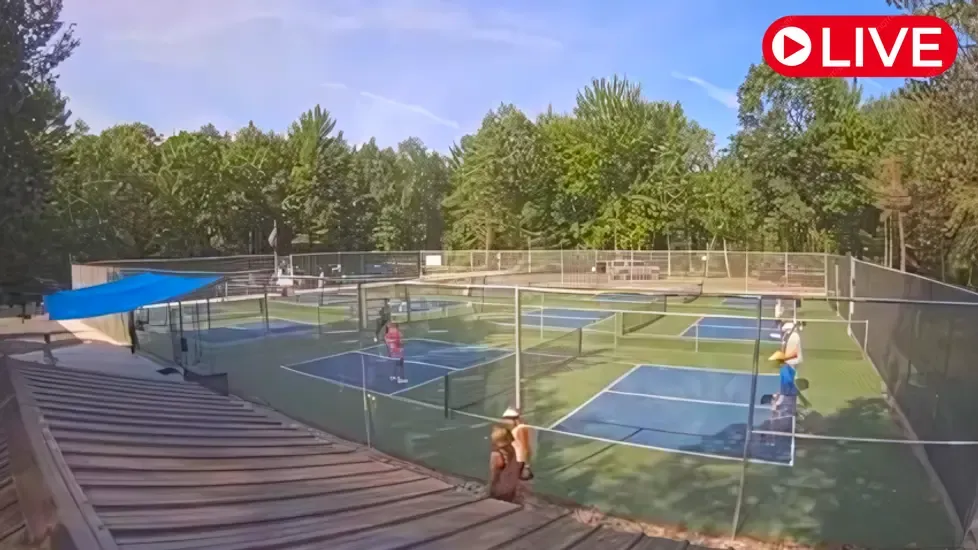 Pickleball Courts, Pentwater Live Cam