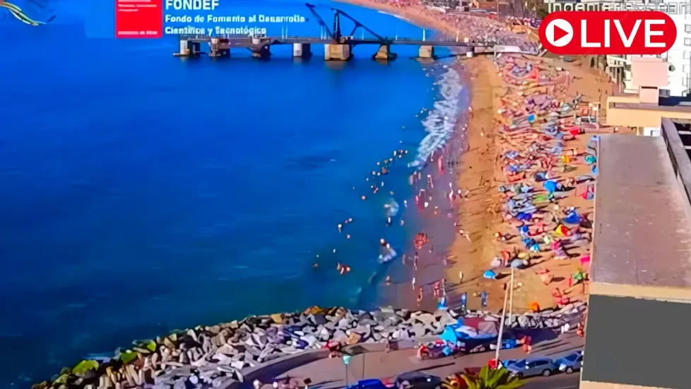Playa Acapulco, Viña del Mar Live Cam