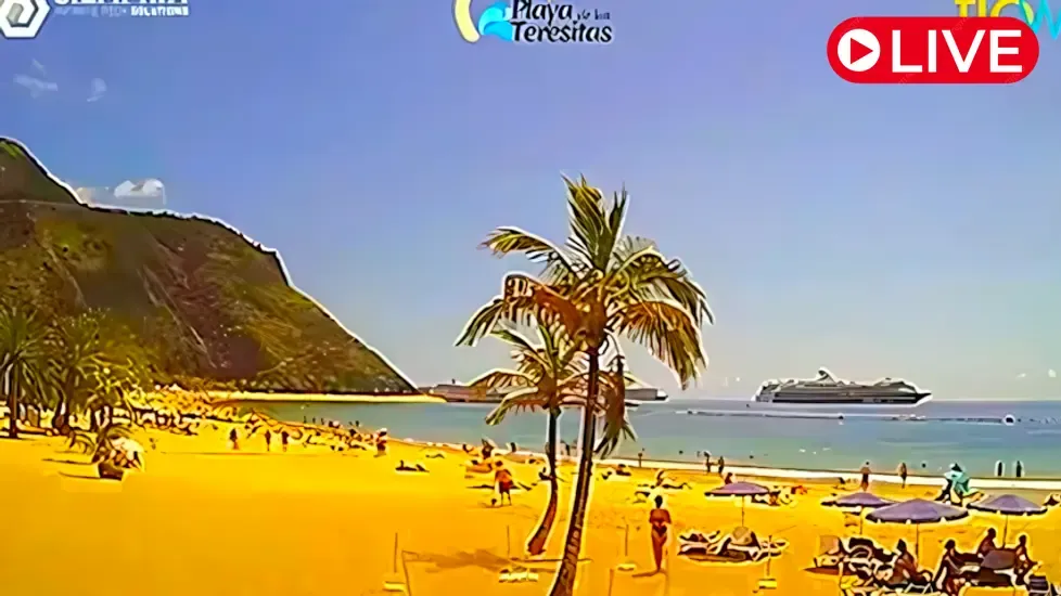 Playa de las Teresitas, Tenerife Live Cam