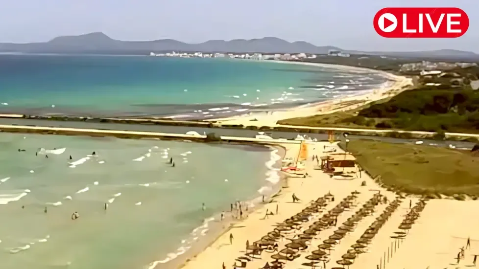 Playa de Muro Beach, Mallorca Live Cam