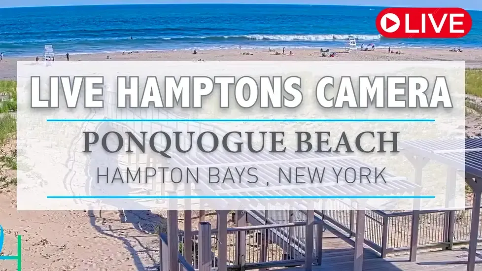 Ponquogue Beach, Hampton Bays Live Cam