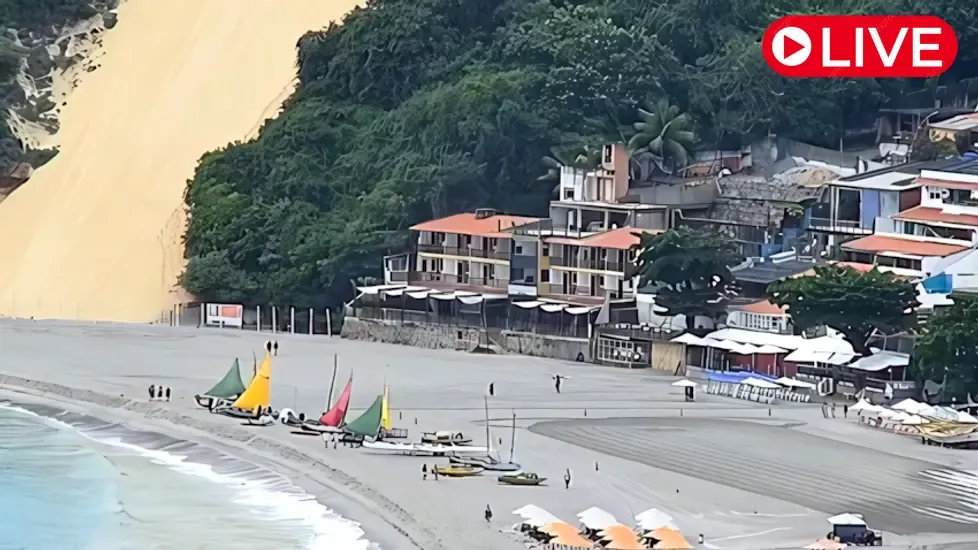Ponta Negra beach, Natal Live Cam
