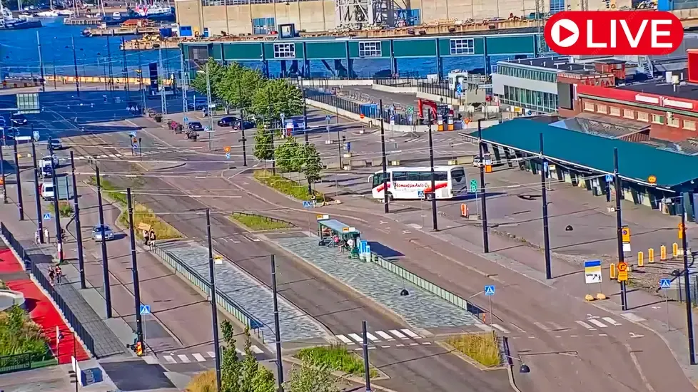 Port of Helsinki - West harbour, North view Live Cam