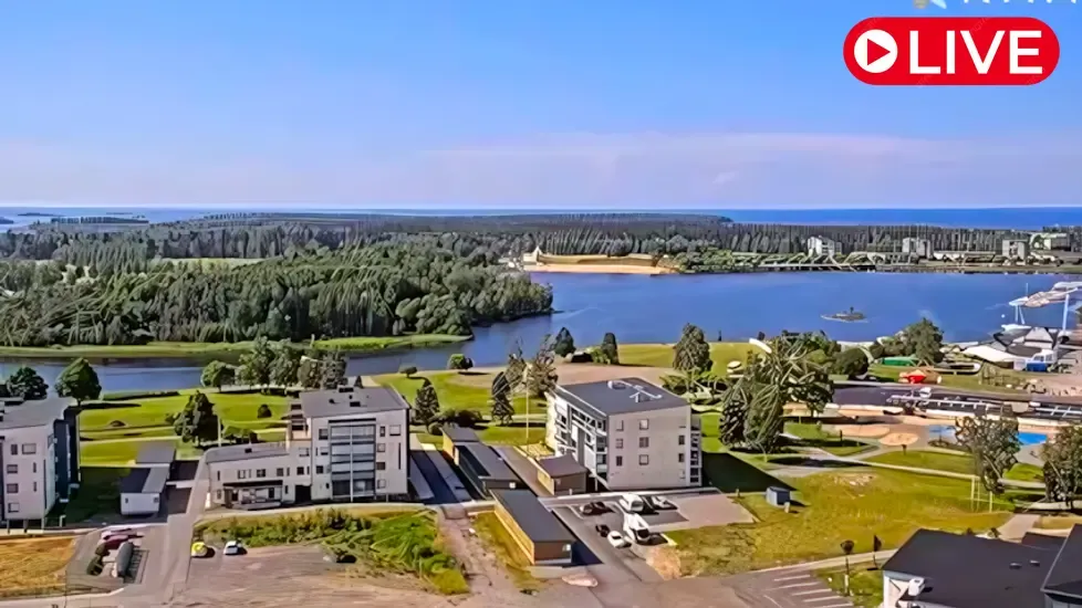 Raahe, widok na miasto, Finlandia kamera na żywo