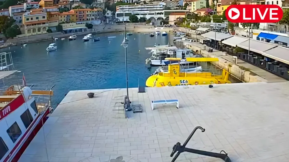 Rabac embankment, Croatia Live Cam