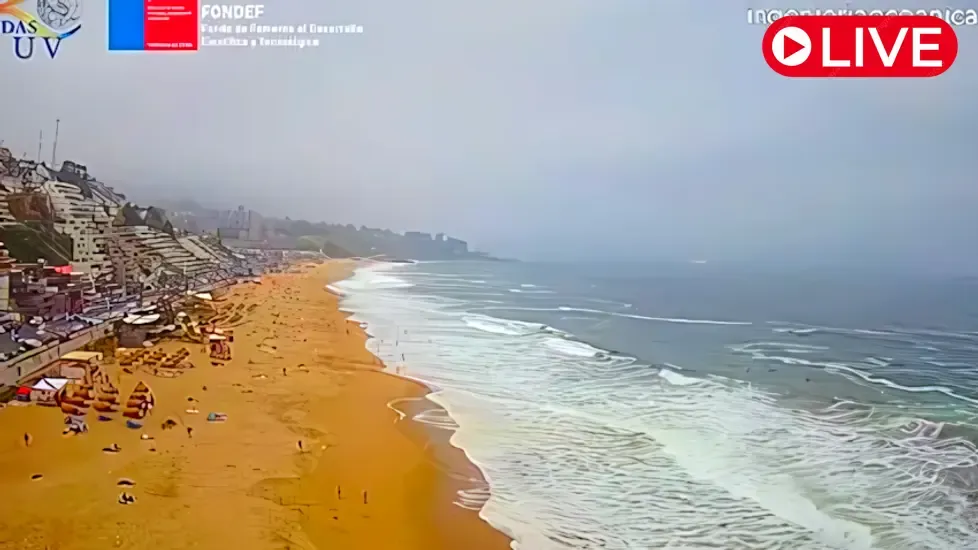 Reñaca Beach, Viña del Mar Live Cam