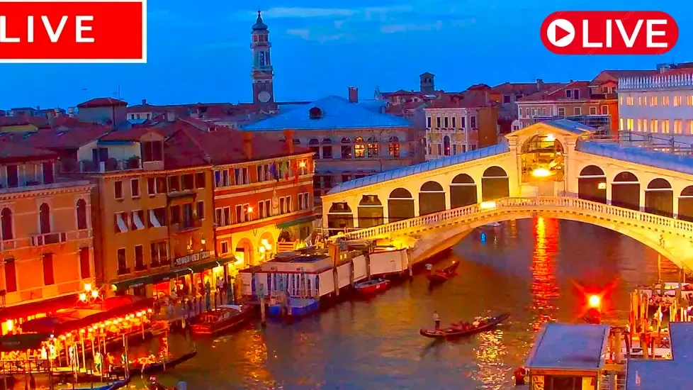 Rialto Bridge, Venice Live Cam