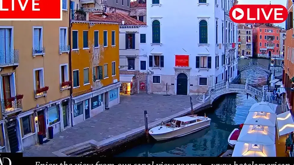 Rio de San Vio Channel, Dorsoduro Live Cam