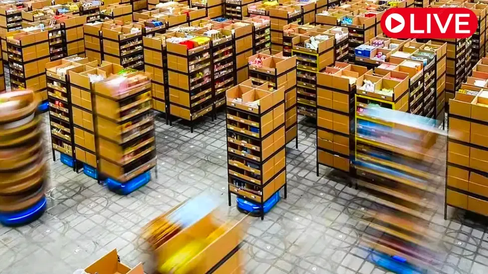 Robotic warehouse, China Live Cam