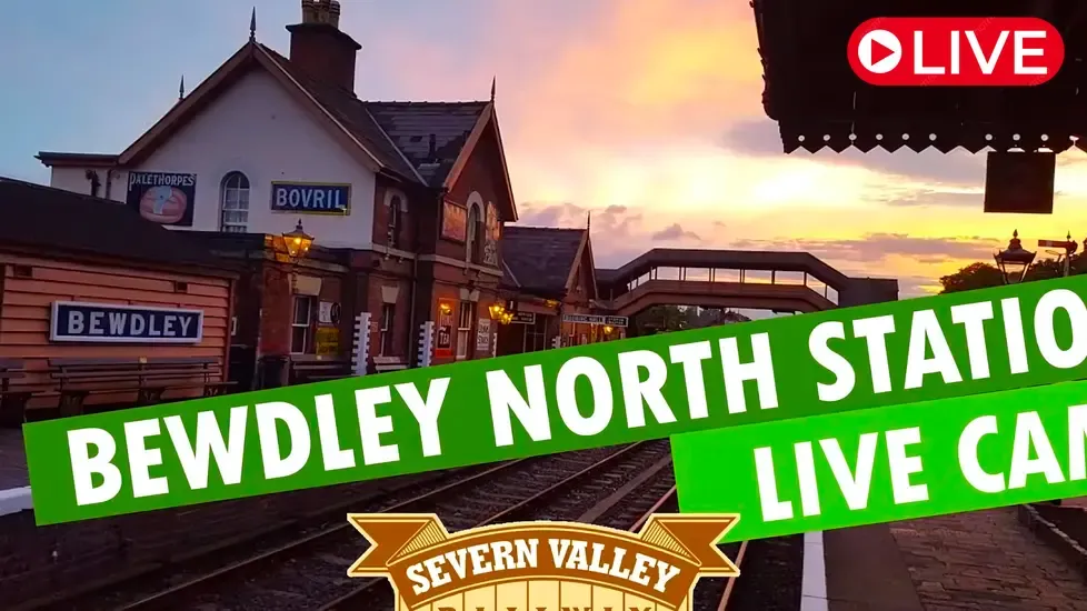 Severn Valley Railway Bewdley North stations Live Cam