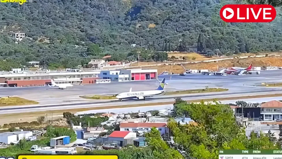 Skiathos Airport, Greece Live Cam