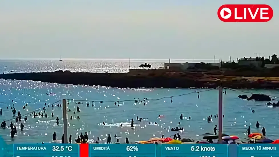 Spiaggia di Montedarena, Taranto Live Cam