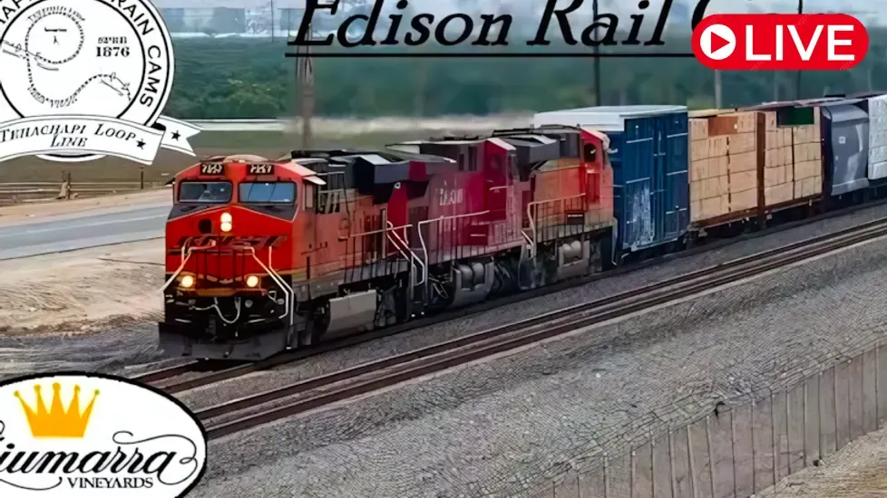 Tehachapi Train, California Live Cam