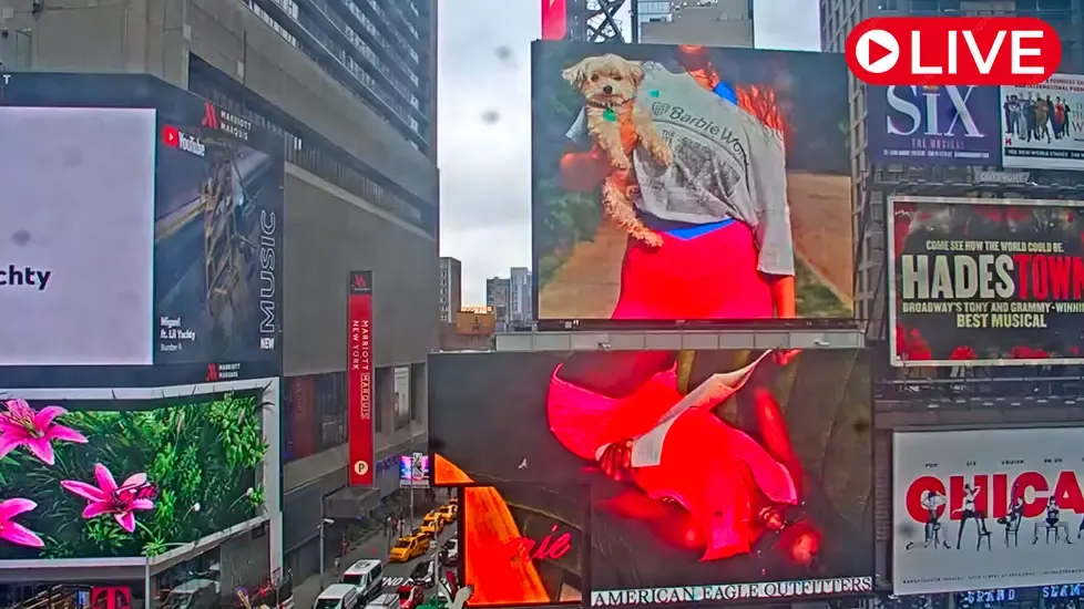 Times Square, Broadway, Manhattan, view 2 Live Cam