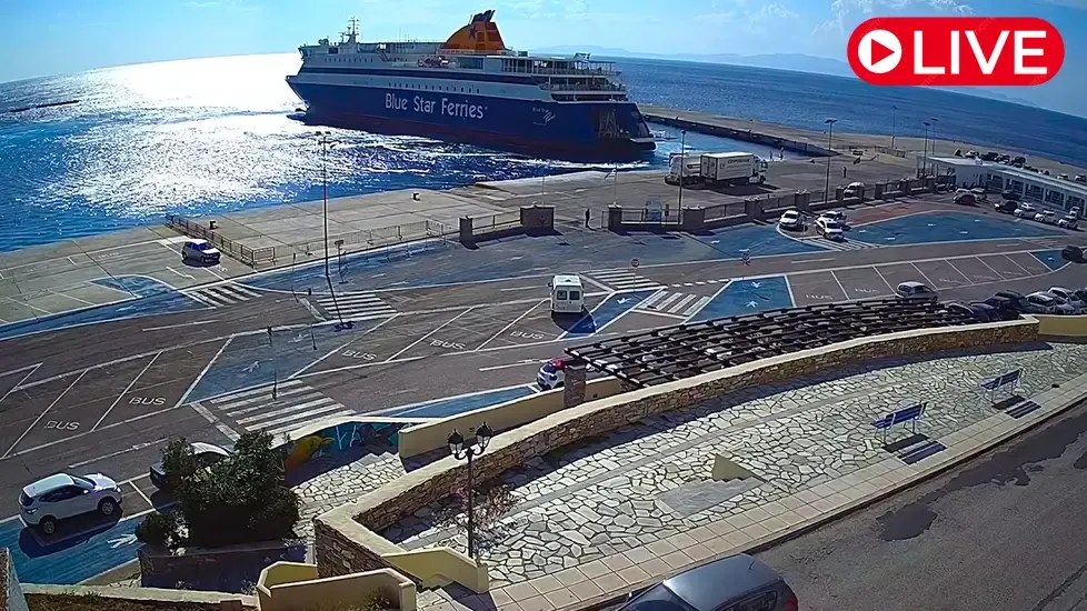 Tinos Island Port, Greece Live Cam