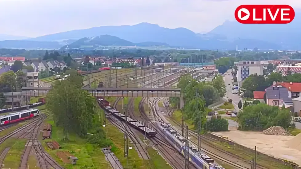 Bahnhof, Freilassing Online-Webcam