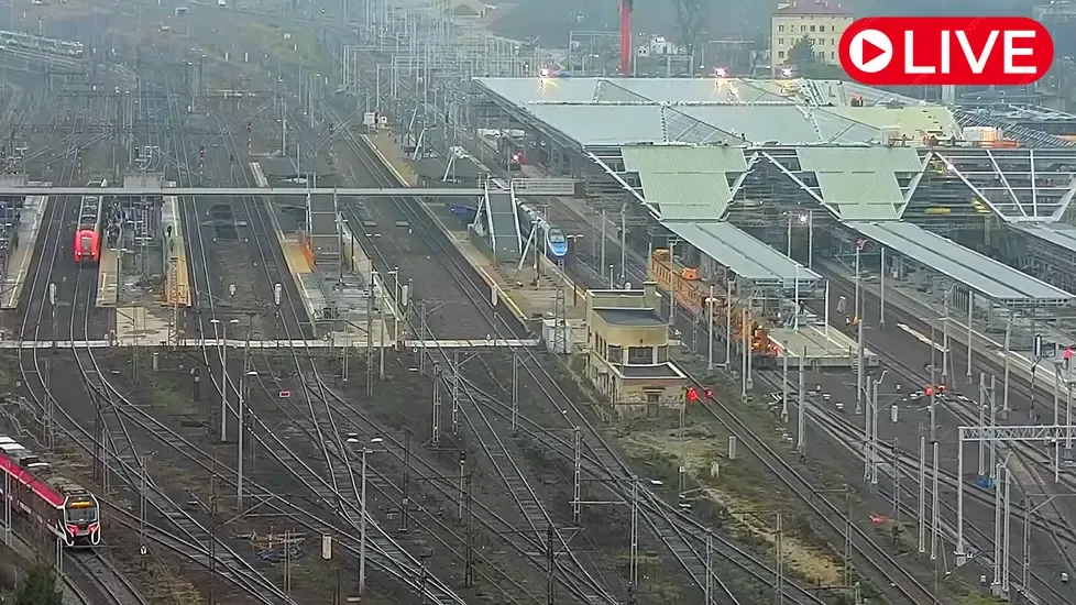 Live Webcam Train Station, Warsaw