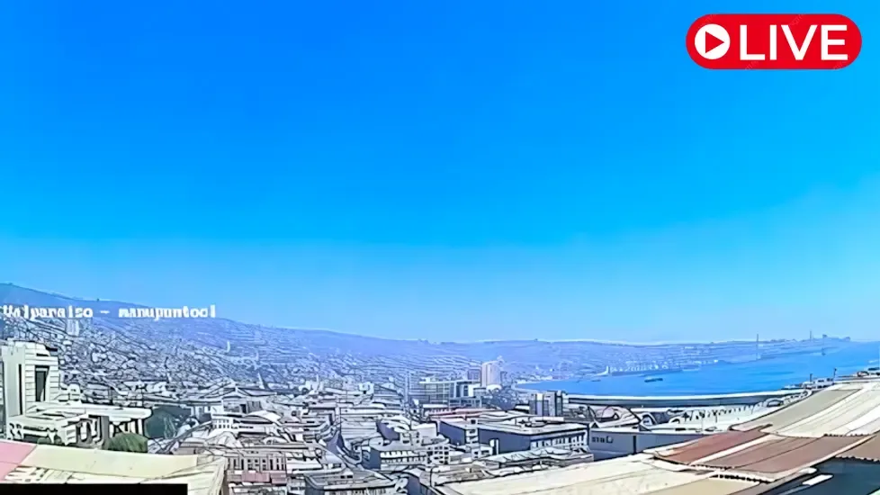 Valparaíso, city view Live Cam