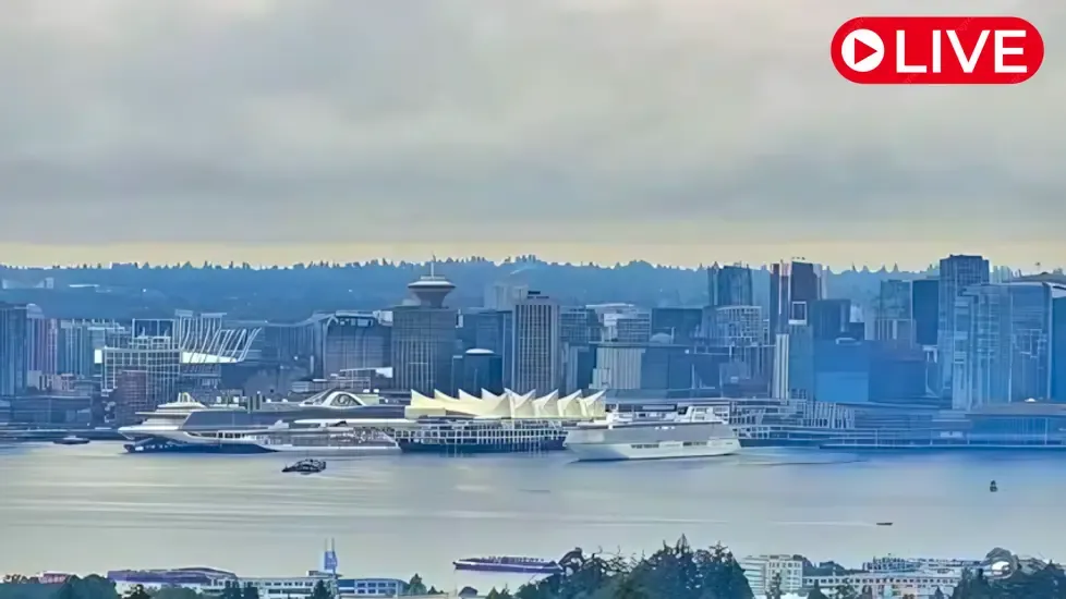 Vancouver Cruise Ship Cam, BC Live Cam