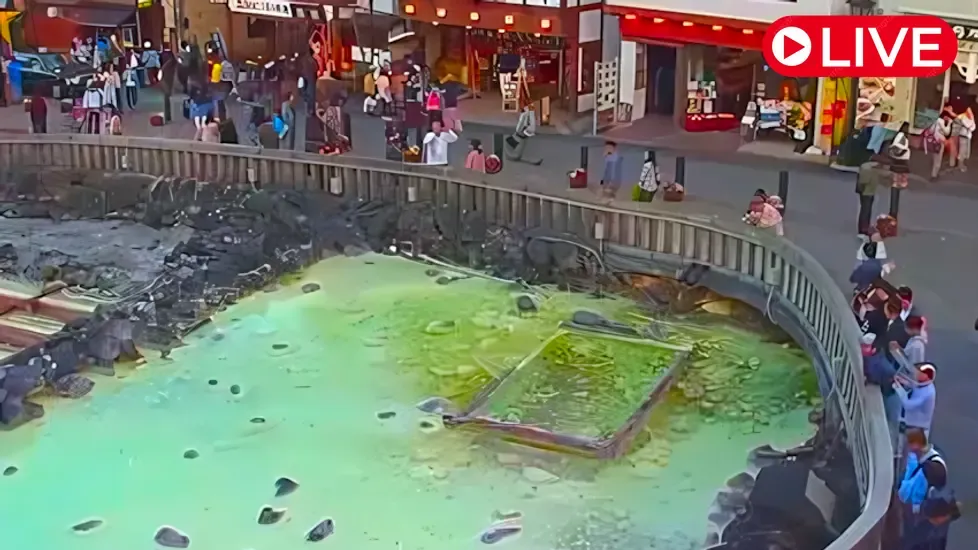 Yubatake Panorama Live Cam